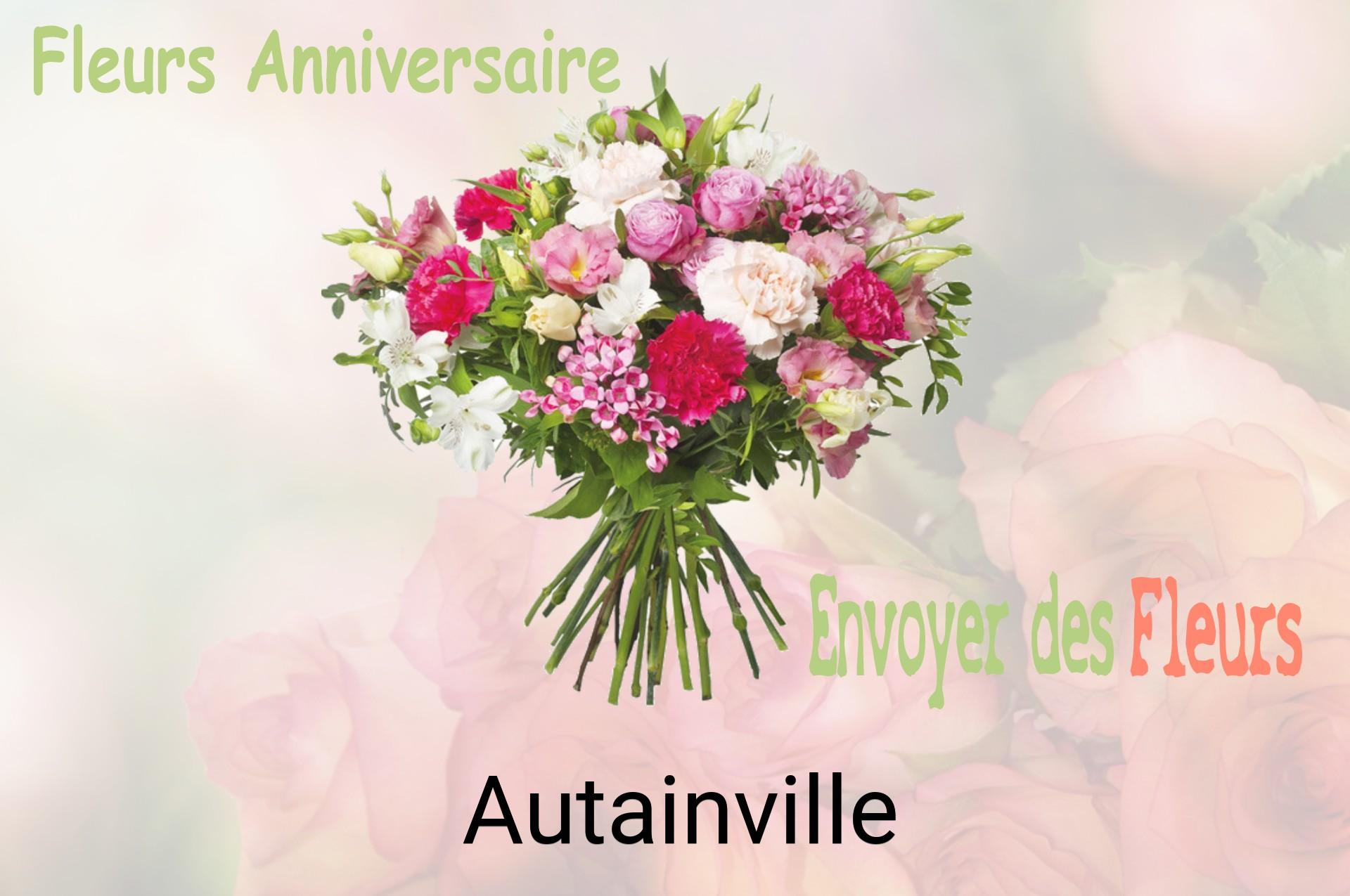 Bouquet de fleurs d’anniversaire livré à Autainville