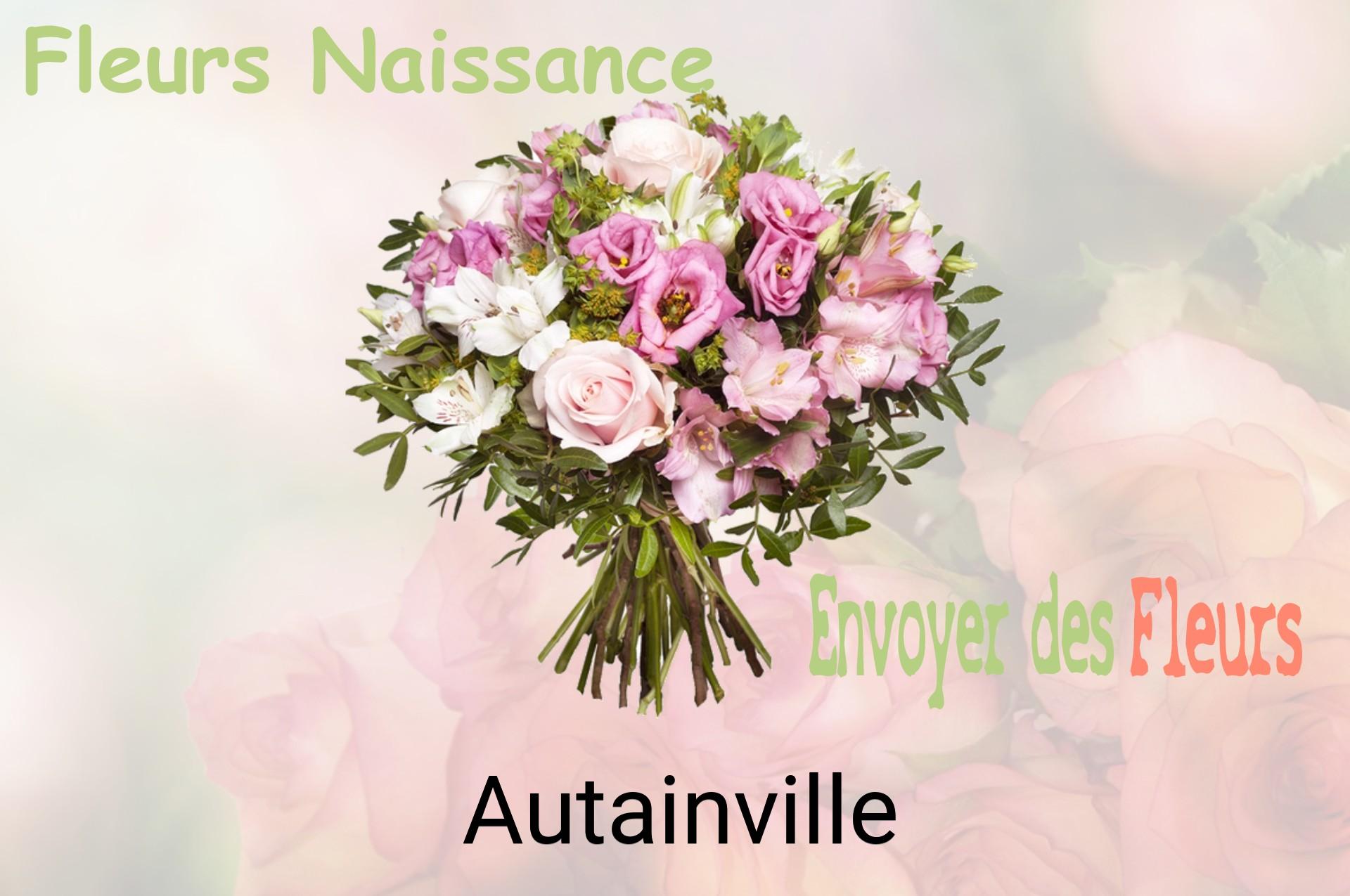 Bouquet de fleurs de naissance livré à Autainville